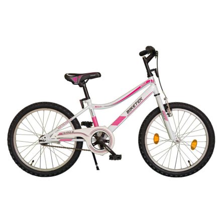 20" Biketek Smile fehér-pink