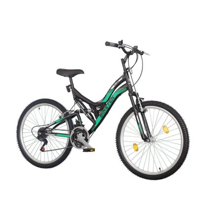 26" Biketek Eland fekete-zöld váltós