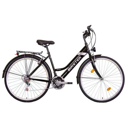 28" Biketek Maxwell n?i fekete váltós