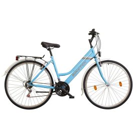 28" Biketek Maxwell női kék váltós