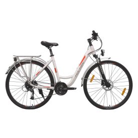   28" Koliken Blacktour 19" váz n?i fehér-piros váltós