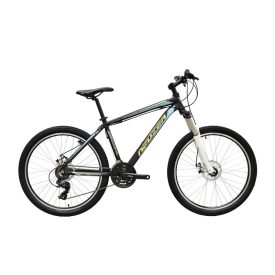   Mistral 50 férfi tárcsafékes fekete/narancs-türkiz 17 mtb kerékpár
