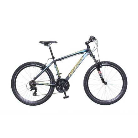 Mistral 50 férfi fekete/ narancs-türkiz 15" mtb kerékpár