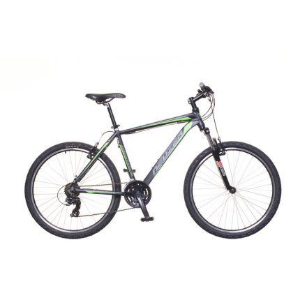 Mistral 50 férfi fekete/zöld szürke 15" mtb kerékpár