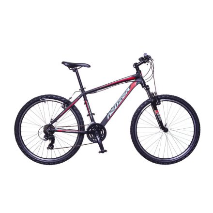 Mistral 50 férfi fekete/ piros-cián 15" mtb kerékpár