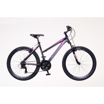 Mistral 50 n?i fekete/pink szürke 15" mtb kerékpár