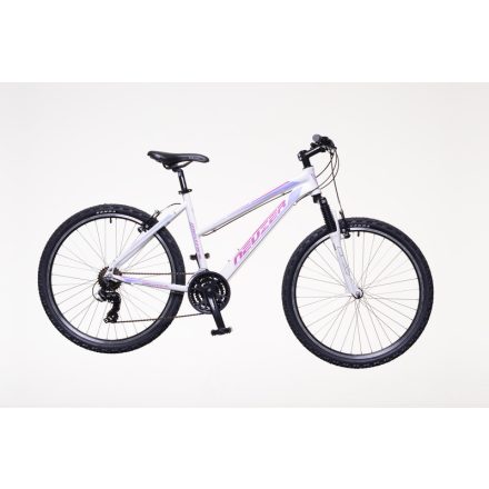 Mistral 50 női fehér/pink lila 15" mtb kerékpár